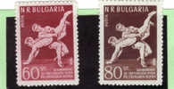 Bulgaria  -   N. 930/31**  (Yvert) Lotta Libera: Campionati Del Mondo - Wrestling