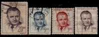 CZECHOSLOVAKIA   Scott   #  363-6  F-VF USED - Used Stamps