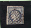 Francia N. 4 Used ND (UNI) Cerere 25c. Azzurro - 1849-1850 Cérès