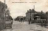 60 PONT STE MAXENCE Avenue De La Gare, Passage à Niveau, Animée, Ed Doyen, 1918 - Pont Sainte Maxence