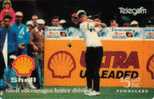 NEW ZEALAND $5  SHELL  GOLF   SPORT SPONSOR  PETROL COMPANY ADD CARD   MINT GPT  NZ-A-11   SOLD AT PREMIUM - Nieuw-Zeeland