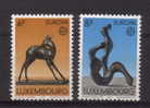 LUXEMBOURG MNH** MICHEL 882/83 €5.50 EUROPA 1974 SCULPTURES BICHE AUGUSTE TREMONT LUCIEN WERCOLLIER - 1974