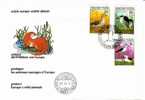 HONGARY FDC IMPERFORATE MICHEL 3451/56 A €35.00 BIRDS OISEAUX ANSER NYCTICORAX ANAS CLYPEATA CHLIDONIAS PODICEPS HIMANTO - Collections, Lots & Series