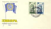 BUND FDC MICHEL 241/42 EUROPA 1956 - 1956