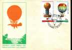 Fdc Transports >  Montgolfières  Pologne 1981 - Fesselballons