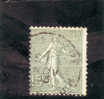 Francia - N. 130  Used (UNI)  15c  Verde Grigio    Seminatrice Su Fondo A Linee - Used Stamps