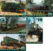 AUSTRALIA SET OF 5 STEAM TRAINS TRAIN FACE VALUE $45 MINT 1500 ONLY !!! SPECIAL PRICE - Australia
