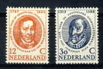 NETHERLAND MNH** MICHEL 751/52 SCHROEDER VAN DER KOLK JOHANNES WIER - Sonstige & Ohne Zuordnung