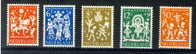 NETHERLAND MNH** MICHEL 767/71 PROCESSIONS JEUX - Andere & Zonder Classificatie