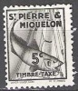 Saint-Pierre & Miquelon 1938 Michel Taxe 32 Neuf * Cote (2007) 0.50 € Morue - Postage Due