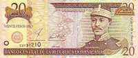 Rép DOMINICAINE   20 Pesos Oro   Emision De 2001    Pick 166     ***** BILLET  NEUF ***** - Dominikanische Rep.