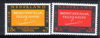 NETHERLAND MNH** MICHEL 856/57 €1.00 - Andere & Zonder Classificatie