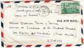 1026. Carta Aerea 1950 PASADENA (california) A España - Cartas & Documentos