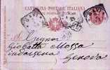 GAVI - Anno 1898 - Entero Postal