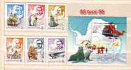 HUNGARY-1987  ANTARTIC DISCOVERY  6v.+ S/S – MNH - Other & Unclassified