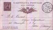 ZEVIO - Anno 1886 - Interi Postali