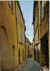 Trés Belle CP La Rue Du Majou Avec Ses Belles Maisons - Gourdon