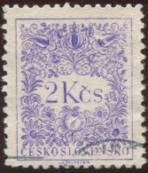 Pays : 464,1 (Tchécoslovaquie : République Démocratique)  Yvert Et Tellier N° : Tx    89 (o) - Timbres-taxe