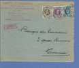 198+208+280 Op EXPRES Brief Met Telegraafstempel LESSINES / LESSEN Op 11/04/1929 - 1922-1927 Houyoux