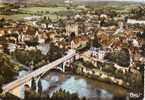 86 LA ROCHE POSAY Le Pont Sur La Creuse Et La Ville Vue Aerienne Cpsm Couleur - La Roche Posay