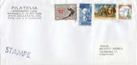 Italia - Lettera Da Gallarate /VA) X Pavia Con I F.llo Universiadi D'inverno 66 + Altri 3v. - Wintersport (Sonstige)