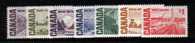 737 - CANADA , YVERT N. 383/389  *** - Unused Stamps