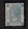 769 - HONG KONG ,  N. GIBBONS 9d . RARO MA DIFETTI  * - Neufs