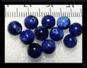 Lot 6 Perles En Véritable Sodalite 6mm - Pearls