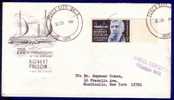 US - 200th ANNIVERSARY OF THE BIRTH OF ROBERT FULTON COMM PONCA CITY, OKLA COVER - Topical SHIPS - Enveloppes évenementielles