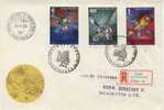 Hungary 1977 Registered Fdc Cosmos - FDC