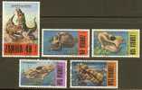 ZAMBIA 1972 Used Stamp(s) Prehistoric Animals 97-101 # 6380 - Zambie (1965-...)