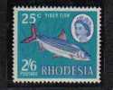 861 - RHODESIA , TIGER FISH N. YVERT 169  *** - Rhodesien (1964-1980)