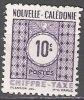 Nouvelle Caledonie 1948 Michel Taxe 32 Neuf ** Cote (2005) 0.40 € Chiffre Au Milieu - Portomarken