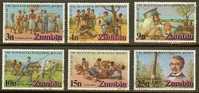 ZAMBIA 1973 Used Stamp(s) David Livingstone 102-107 #6381 - Zambia (1965-...)