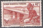 Afrique Occidentale Française 1947 Michel 35 Neuf * Cote (2001) 0.30 € Pont Bamako - Neufs