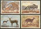 ZAMBIA 1983 CTO Stamp(s) Animals 294-297 #6416 - Zambie (1965-...)