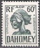 Dahomey 1941 Michel Taxe 25 Neuf * Cote (2001) 1.40 € Tête De Statue - Ongebruikt