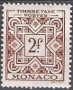 Monaco 1946 Michel Taxe 33 Neuf * Cote (2008) 0.20 Euro Chiffre - Strafport