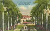 CPSM - USA - Miami - N° D.C. 107 - Widener Fountain And Club House Lawn, Hileah Park - Miami