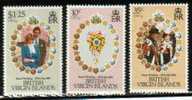 BRITISH  VIRGIN  ISLANDS    WEDDING  OF  DIANA  & CHARLES   1981  SET  OF  3   MINT  SG?   SPECIAL PRICE !! - West Indies