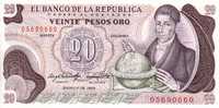 COLOMBIE   20 Pesos Oro   Daté Du 01-01-1983    Pick 409d     ***** BILLET  NEUF ***** - Kolumbien