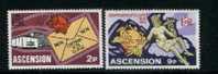 ASCENSION 1974 Mint Stamps U.P.U. Centenary 179-180 #2052 - U.P.U.