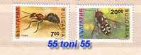 Bulgaria  / Bulgarie   1992  Yvert- 3461 / 62 Fourmi Et Abeille  2v.-neuf ** - Abejas