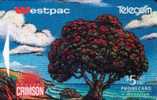 NEW ZEALAND $5  WESTPAC BANK 1993  TREE  CARTOON  LANDSCAPE  MINT GPT  NZ-F-9   SOLD AT PREMIUM - New Zealand