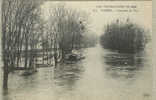 CPA INONDATIONS DE 1910 VAIRES -BATEAU LAVOIR RESTAURANT - Vaires Sur Marne