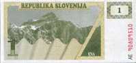 BANCONOTA DELLA SLOVENIA - Slowenien