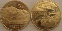 2005 CHINA HERITAGE(IV):LIJIANG CITY&GREEN CITY HILL DUJIANG WEIRS COMM.COIN  2V - Chine