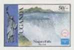 UGANDA 1986, Niagara Falls Ameripex 50s, Imperf.pair [ Ungezähnt,non Dentelé,no Dentado,non Dentellato ] - Andere & Zonder Classificatie