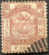 Pays :  70 (Borneo Du Nord : Compagnie)  Yvert Et Tellier :   36 (o) - Bornéo Du Nord (...-1963)