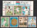PARAGUAY - 1988 - Jeux Olimpiques D´Ete - Seoul´88 - Tenis - 5 Tim.+ Vin. Obl. - Tennis